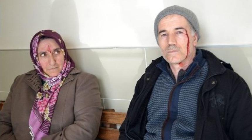 Karı Koca Adliye &Ouml;n&uuml;nde Dayak Yedi