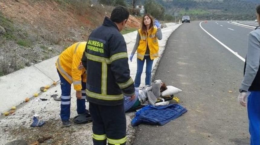 Trafik Kazası: 1 Yaralı