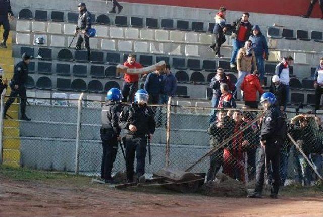 Çorum'da Zonguldaklı Taraftarlar Olay Çıkardı