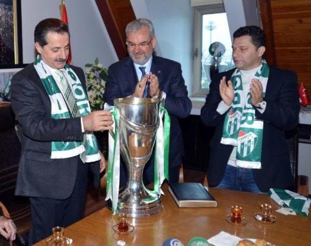 Çalışma Ve Sosyal Güvenlik Bakanı Faruk Çelik'ten Bursaspor’A Ziyaret