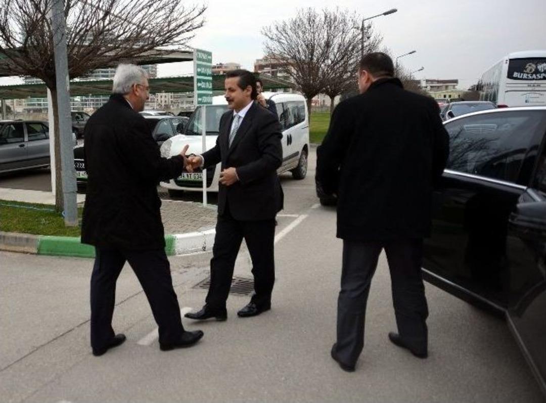 Bakan Faruk &Ccedil;elik&rsquo;ten Bursaspor&rsquo;a Ziyaret