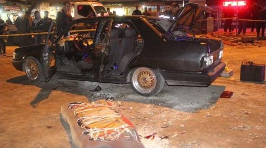 &Ccedil;alınıp Zarar Verilerek Terk Edilen Otomobilde Bomba Paniği