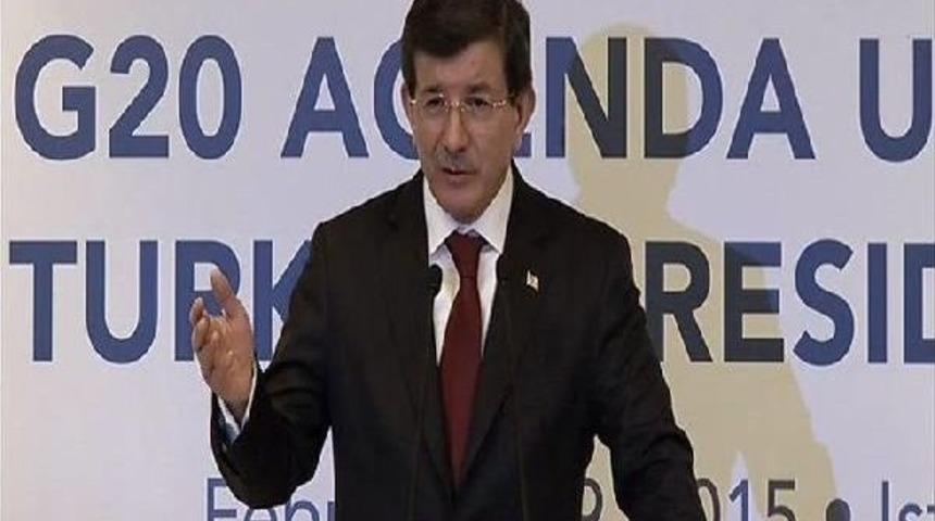 Davutoğlu, G20 Toplantısında Konuştu