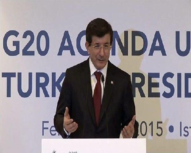 Davutoğlu, G20 Toplantısında Konuştu