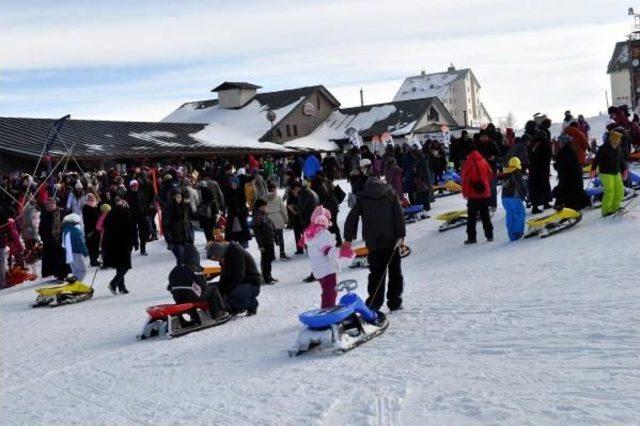 Sömestir Tatilinde Erciyes’E 500 Bin Kişi Geldi