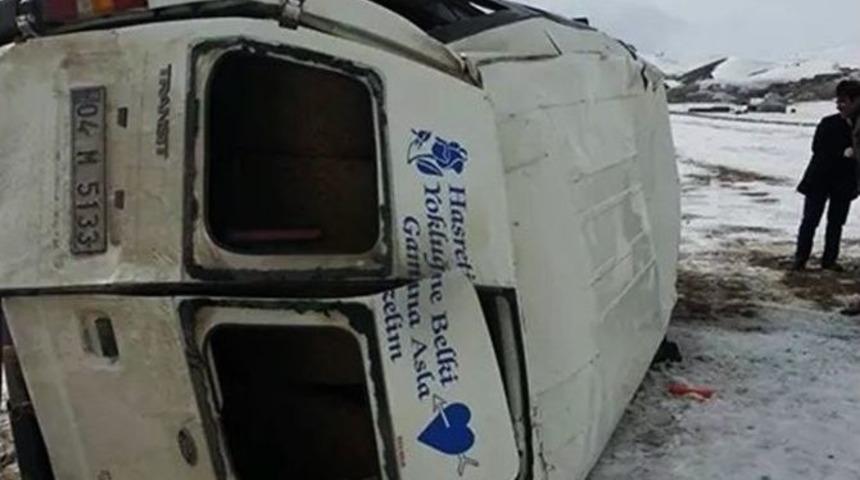 Patnos&rsquo;ta Trafik Kazası: 10 Yaralı