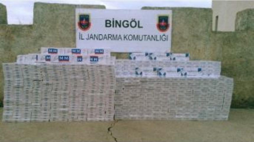 Bing&ouml;l&rsquo;de 9 Bin 970 Paket Ka&ccedil;ak Sigara Ele Ge&ccedil;irildi