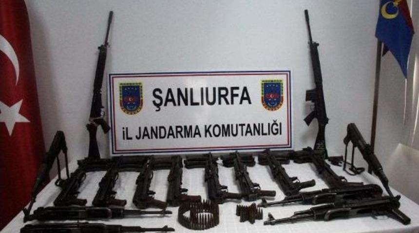 Jandarmadan Ak&ccedil;akale'de Silah Ka&ccedil;ak&ccedil;ılığı Operasyonu
