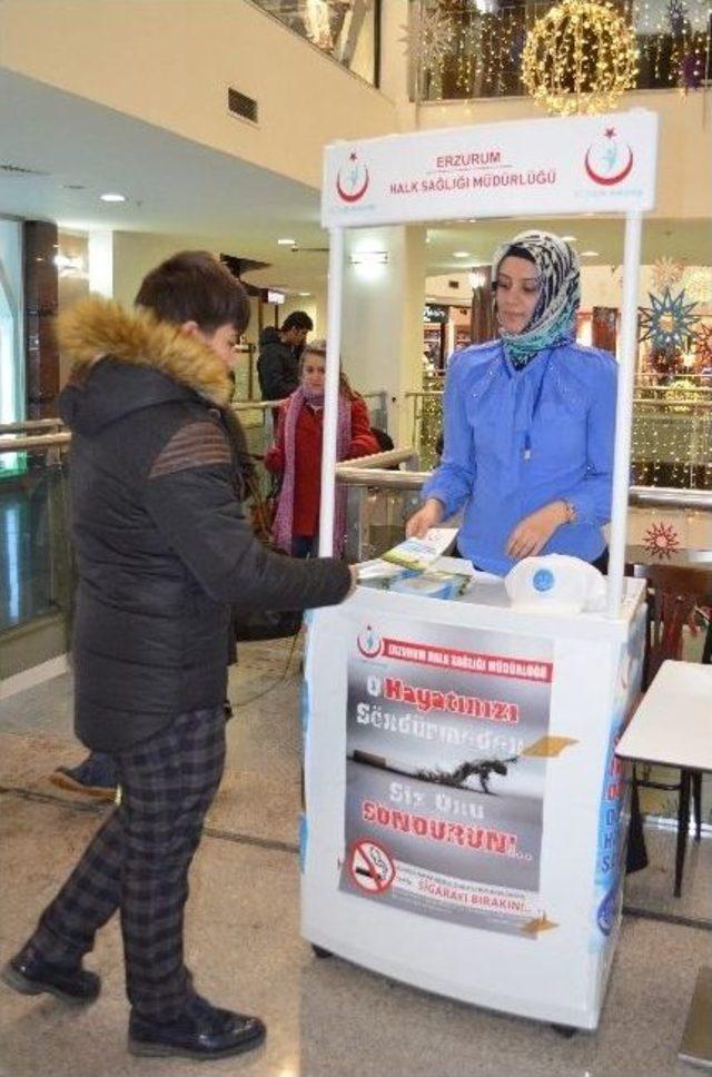 Sigarayı Bırakma Standına Büyük İlgi