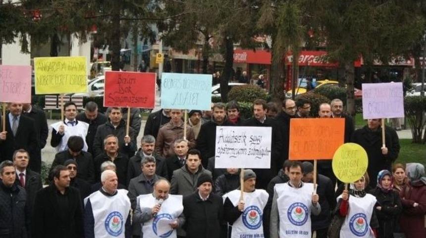 &Ouml;ğretmenlerden Ek Ders &Uuml;creti Eylemi