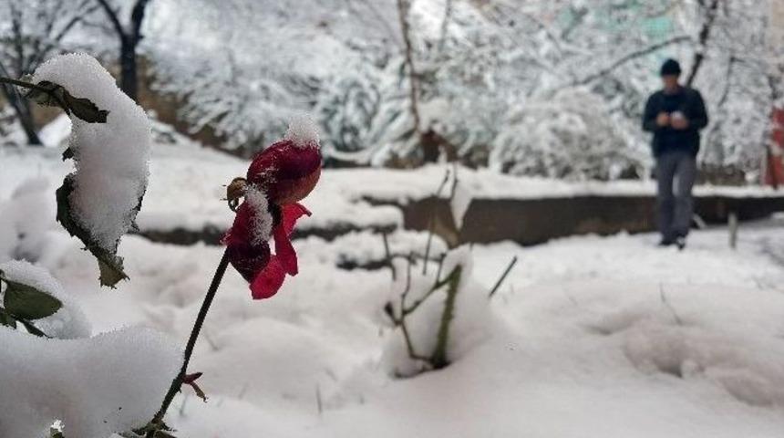 G&uuml;m&uuml;şhane&rsquo;de Kar Yağışı