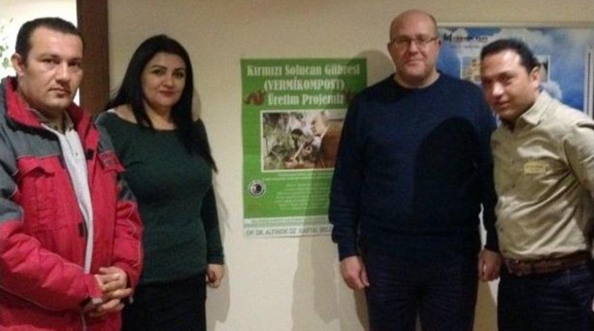 Kartal&rsquo;da Kırmızı Solucan G&uuml;bresi &Uuml;retimi Artıyor