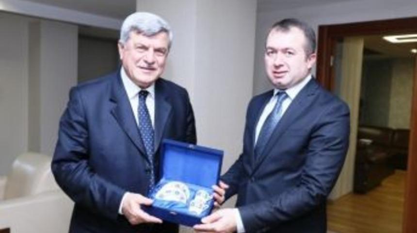 Başsavcı Semih Akg&uuml;n&rsquo;den Başkan Karaosmanoğlu&rsquo;na Veda Ziyareti