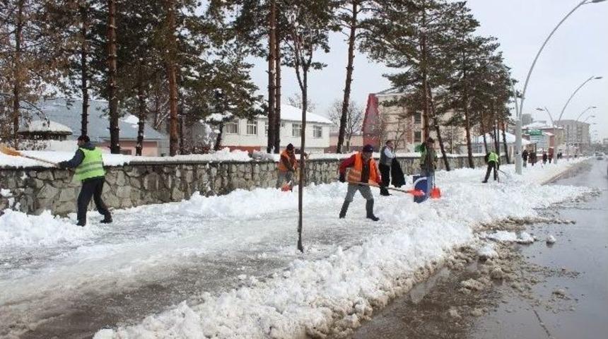 Ağrı Belediyesi&rsquo;nde Kış Seferberliği