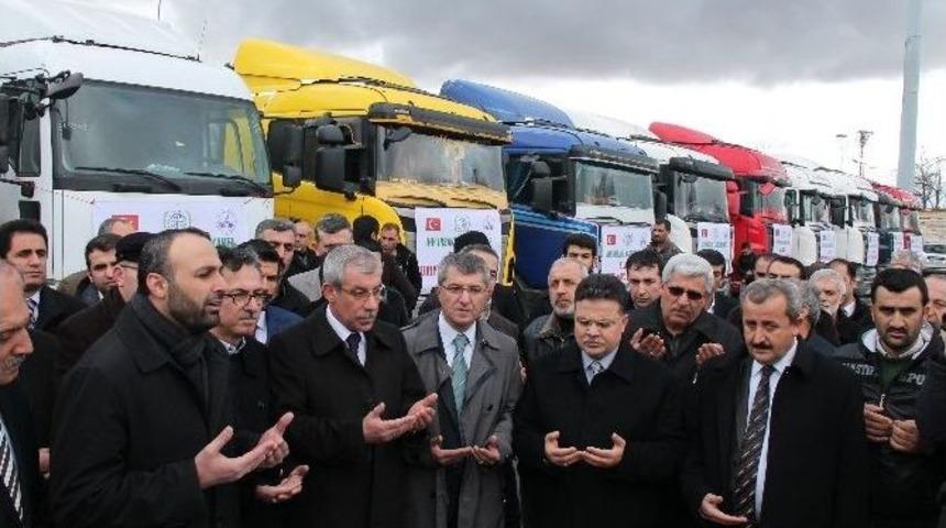 Elazığ&rsquo;dan Suriye&rsquo;ye 18 Tır Yardım