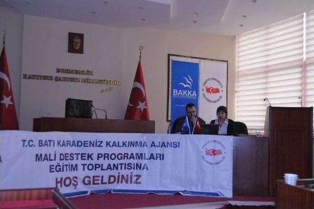 Bakka 2015 Yılı Mali Destek Programları Eğitim Toplantıları Başladı