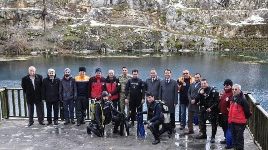 Afad, G&ouml;kpınar G&ouml;l&uuml;&rsquo;nde İrtifa Dalışı Ger&ccedil;ekleştirdi