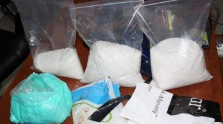 Gaziantep&rsquo;te 2 Bu&ccedil;uk Kilo Metamfetamın Maddesi Ele Ge&ccedil;irildi