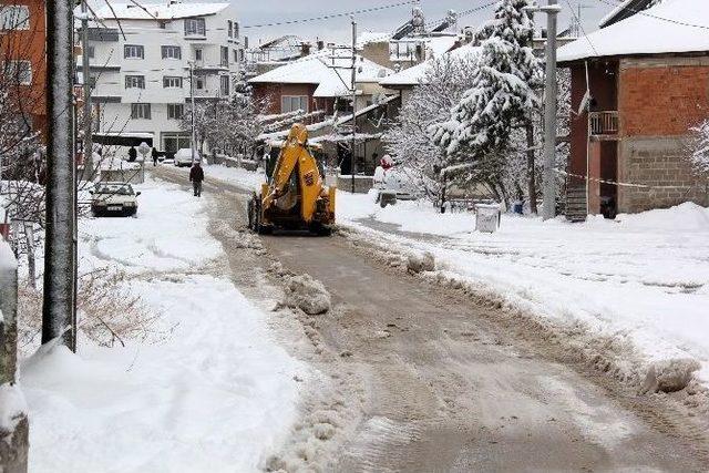 Burdur’da Yoğun Kar