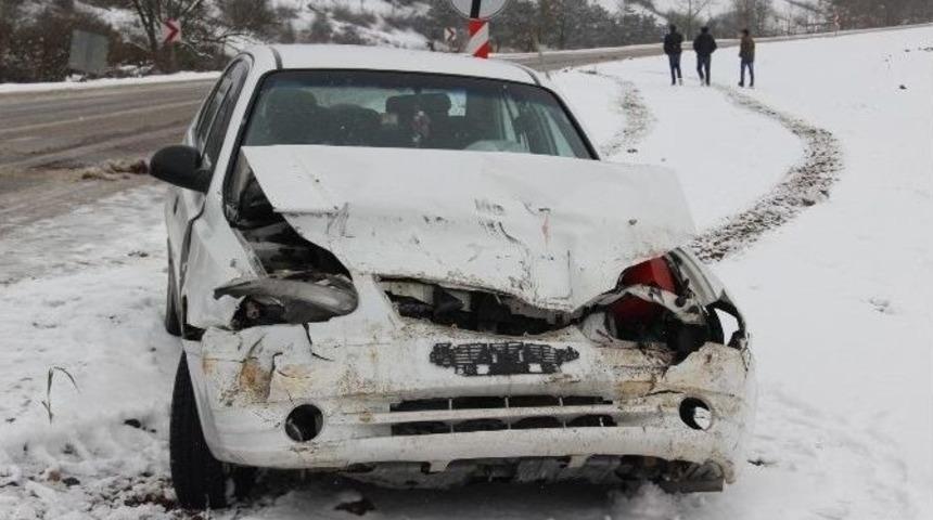 Aynı Yolda 3 Kaza, 3 Yaralı