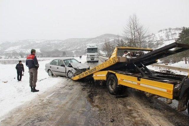 Aynı Yolda 3 Kaza, 3 Yaralı