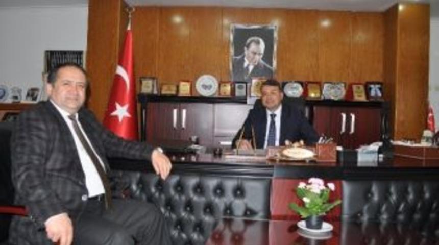 Başsavcı K&ouml;kl&uuml;, Belediye Başkanı Turgut&rsquo;u Ziyaret Etti