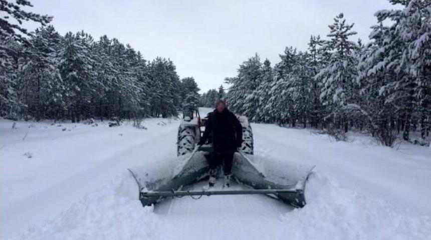 Bu Da Muhtarın Kar K&uuml;reme Aracı