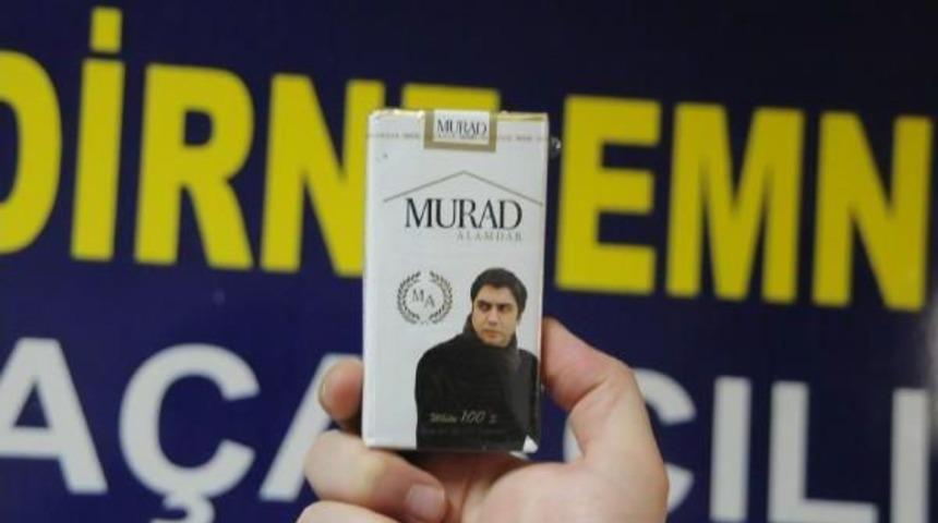 Ka&ccedil;ak Sigaralara &Uuml;zerinde 'murad Alamdar' Baskısı