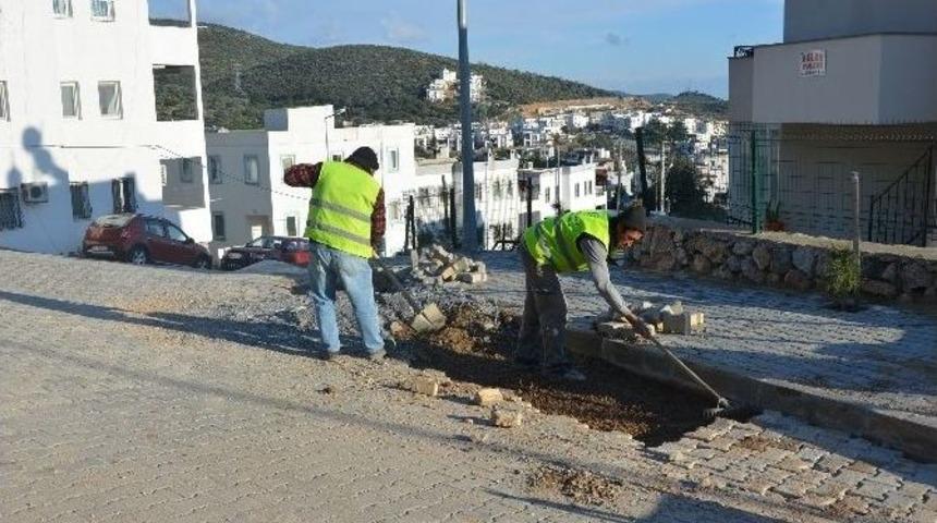 Bodrum Belediyesi İl&ccedil;e Genelinde &Ccedil;alışmalarını S&uuml;rd&uuml;r&uuml;yor