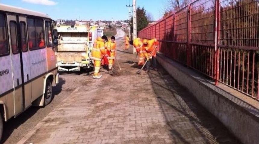 Tekirdağ&rsquo;da Mil Kazıma Ve Kaldırım &Ccedil;alışmaları Devam Ediyor
