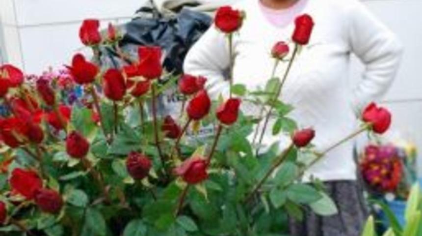 Sevgililer G&uuml;n&uuml; &Ccedil;i&ccedil;ek&ccedil;ilerin Y&uuml;z&uuml;n&uuml; G&uuml;ld&uuml;rd&uuml;