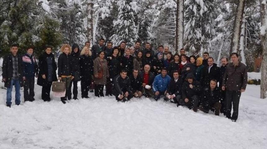 Kula Anadolu Lisesi &Ouml;ğretmenleri Kahvaltıda Buluştu