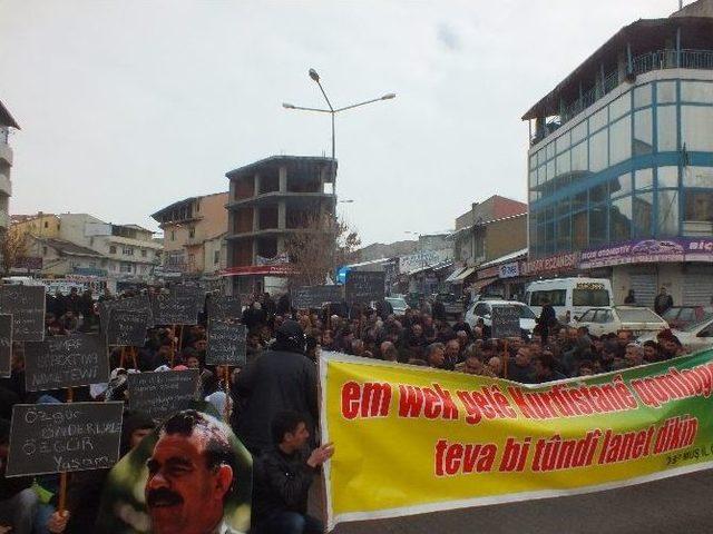 Malazgirt’te 15 Şubat Protestosu