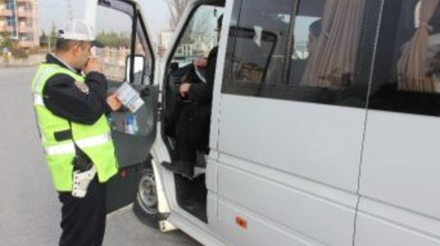 Elazığ&rsquo;da Okul Servisleri Denetimi