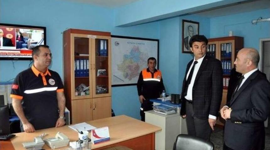 Vali Yardımcısı Y&uuml;ksel Kara, Afad&rsquo;ı Ziyaret Etti