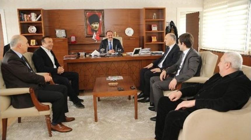 Abhazya Bakanı&rsquo;ndan G&ouml;lbaşı Belediye Başkanı Duruay&rsquo;a Ziyaret