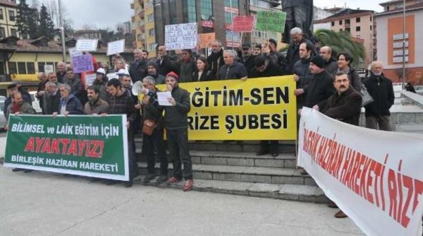 Rize&rsquo;De Birleşik Haziran Hareketi &Uuml;yelerine Tepki