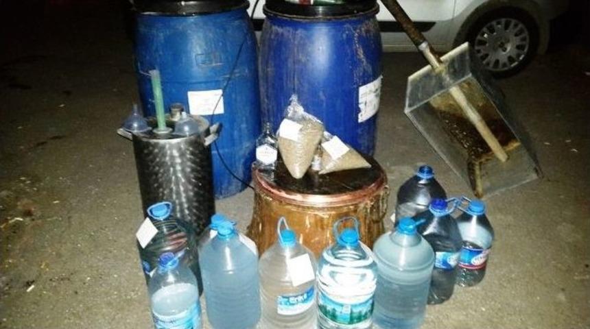 Tokat&rsquo;ta Sahte Rakı Operasyonu