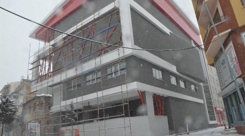 K&uuml;lt&uuml;r Merkezinin Yapım &Ccedil;alışmaları Devam Ediyor