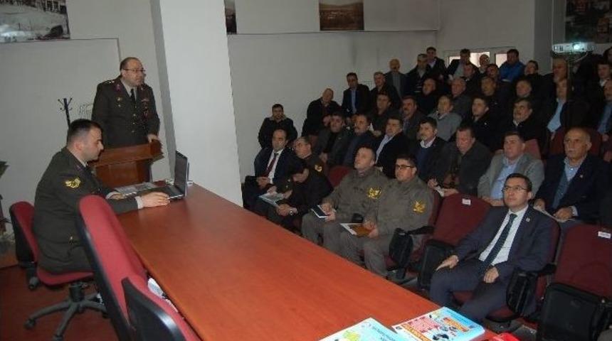 Jandarma &Ccedil;aycumalıları Hırsızlık Olaylarına Karşı Bilin&ccedil;lendirdi