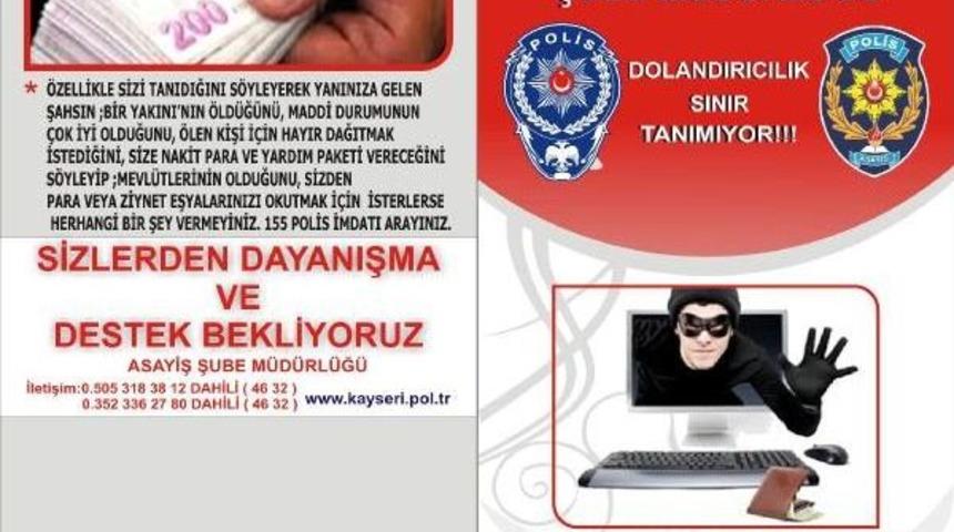 Kayseri'de Emniyetin Uyarıları, 1,5 Milyon Tl'yi Dolandırıcılardan Kurtardı
