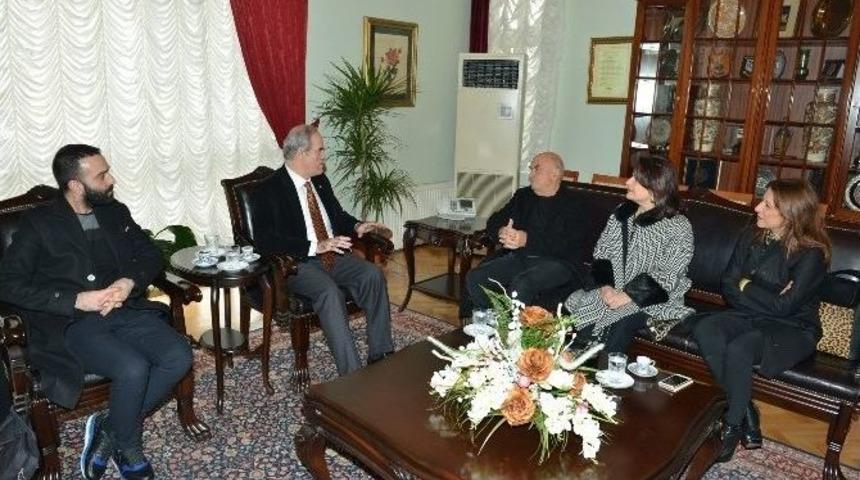 Recep Altepe, İtalyan Mimar Fuksas&rsquo;a Yeni Stadyumu Tanıttı