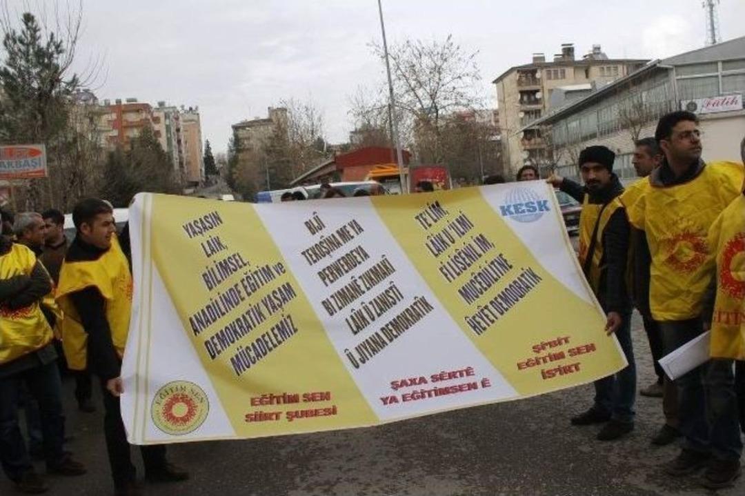 Polis İle Sendika &Uuml;yeleri Arasında Gerginlik