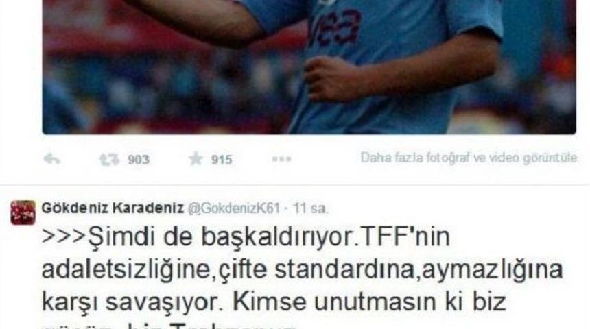 G&ouml;kdeniz Karadeniz'den Tff'ye 'trabzonspor' Eleştirisi