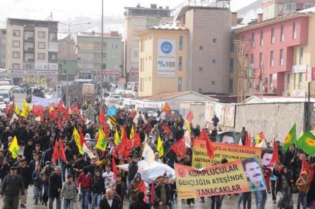 Hakkari'de, Öcalan Yürüyüşü