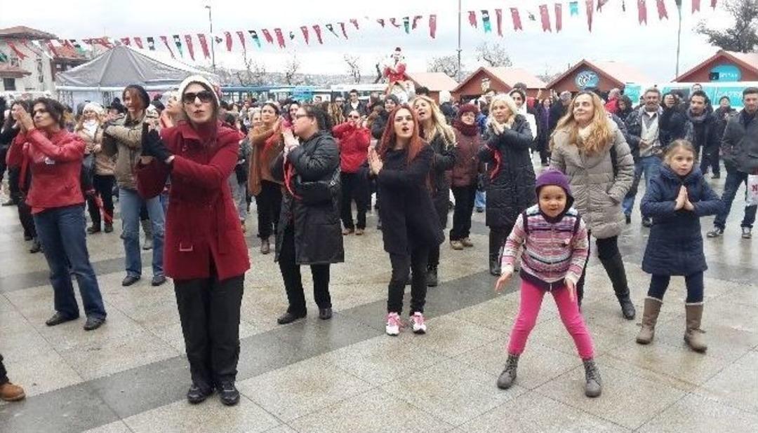 Kadına Karşı Şiddete Karşı Dans Ettiler