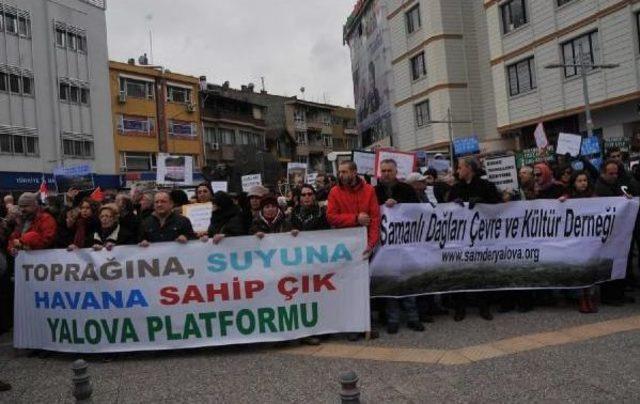 Yalova'da Taş Ocaklarına Tepki Yürüyüşü