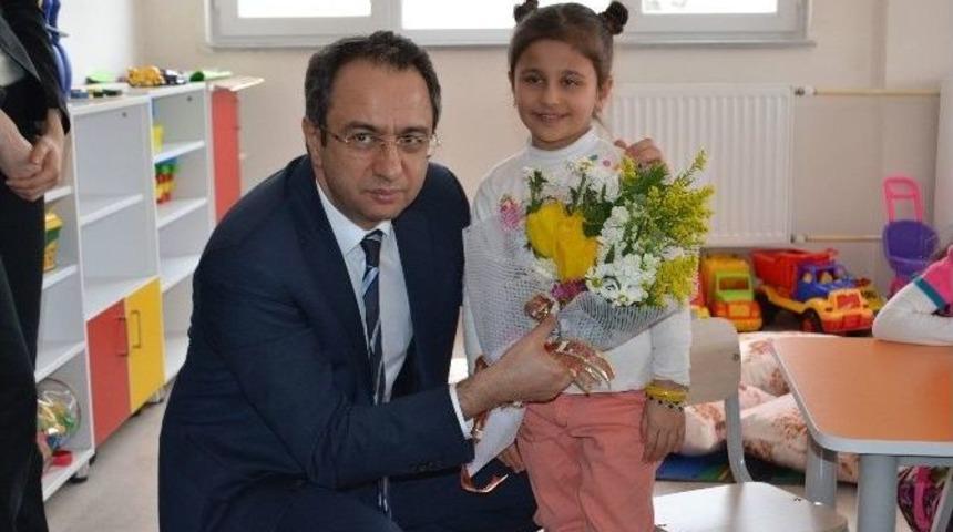Kapaklı Kaymakamı Kubilay, Anaokulu &Ouml;ğrencilerini Ziyaret Etti