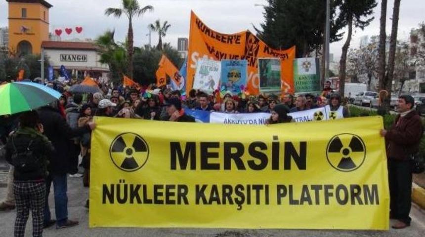 Mersin'de N&uuml;kleer Karşıtı Eylem