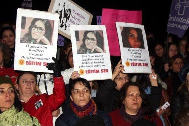 Zonguldak'ta Özgecan'ın Öldürülmesi Protesto Edildi
